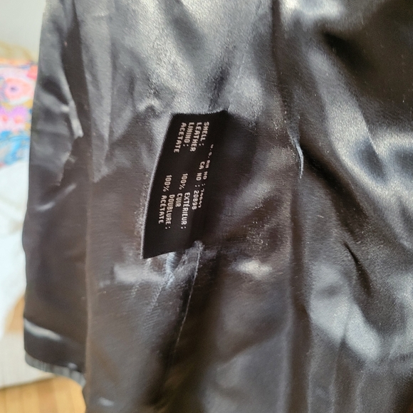 Marc New York black leather jacket - Picture 8 of 8